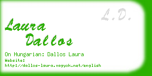 laura dallos business card